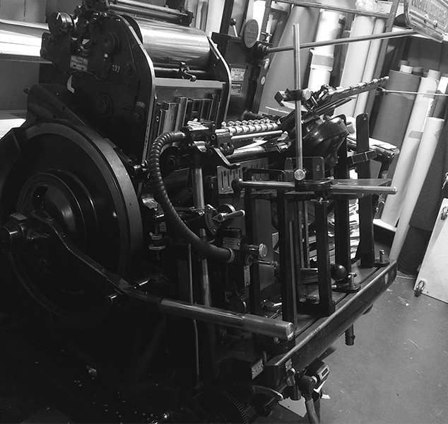 Heidelberg Letterpress-Maschine